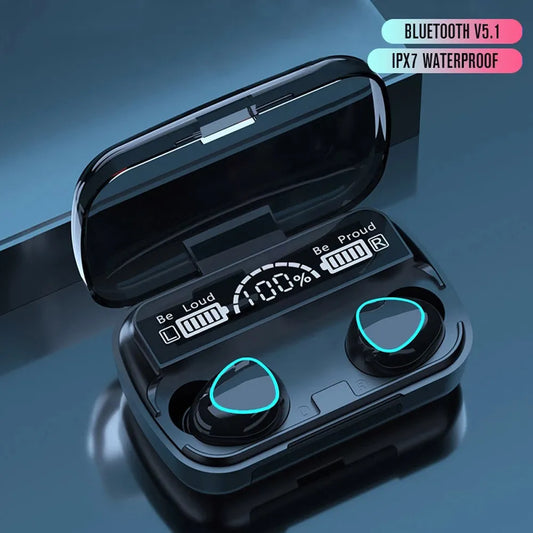 New M10 Earbuds TWS Bluetooth Headphones 3500mAh Charging Box Wireless Earphones With Microphone 9D Air buds Stereo Sports Waterproof Ear buds Headset