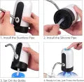 Automatic USB Rechargeable Water Dispenser Pump – Wireless Electric Drinking Water Bottle Pump for 19L Gallon