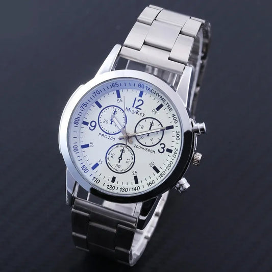 Classic Luxury Watch for Men / Boys - Stylish Stainless Steel Analog Quartz Mens Watches