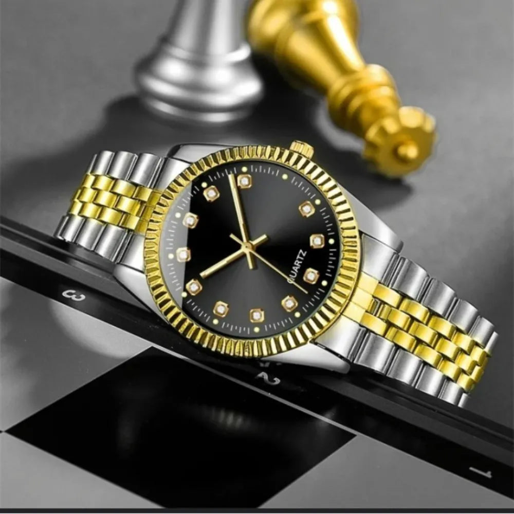 Classic Luxury Wrist Watches for Men's Quartz Boys Watches Water Resistant Watches Stylish Mens Watches .