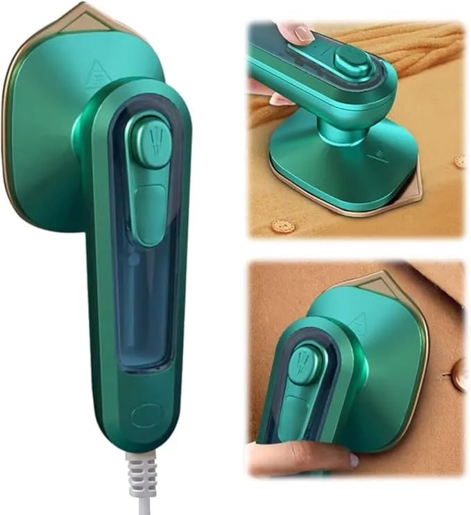 Mini Handheld Electric Steam Iron – Portable Lightweight Travel Iron for Quick Dry & Wet Use