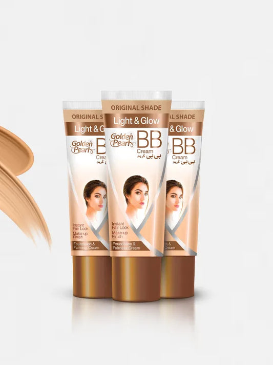 Pack of 3 Golden Pearl Light & Glow BB Cream