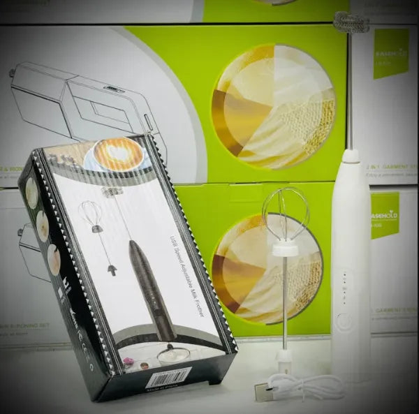 2 in 1 Electric Rechargeable Coffee Beater & Milk Frother and Foamer | High Quality