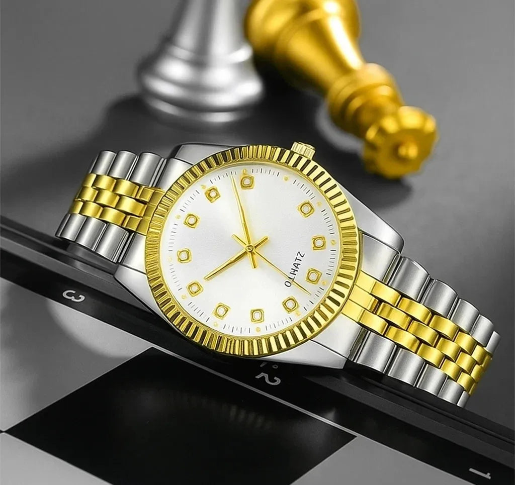 Classic Luxury Wrist Watches for Men's Quartz Boys Watches Water Resistant Watches Stylish Mens Watches .