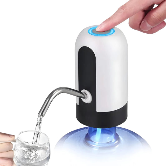 Automatic USB Rechargeable Water Dispenser Pump – Wireless Electric Drinking Water Bottle Pump for 19L Gallon