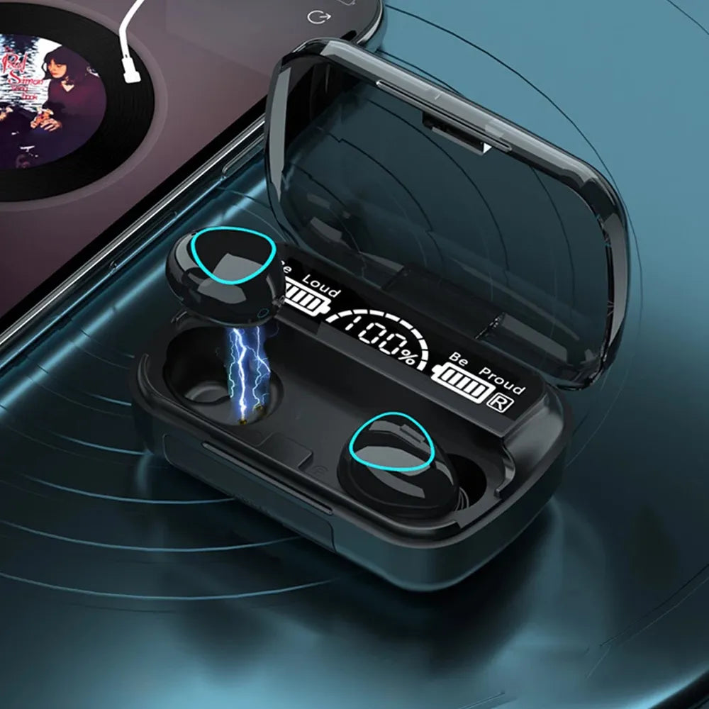 New M10 Earbuds TWS Bluetooth Headphones 3500mAh Charging Box Wireless Earphones With Microphone 9D Air buds Stereo Sports Waterproof Ear buds Headset