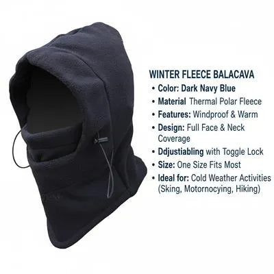 Fleece Plain Balaclava