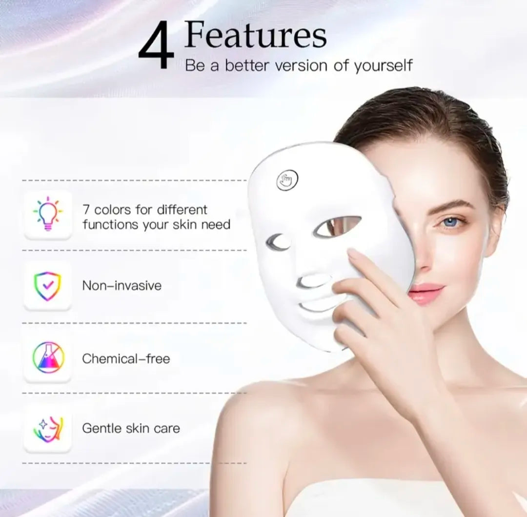 LED Light Therapy Face Mask Skin Rejuvenation