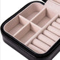 Leather Jewellery Organizer Box with Zipper | Ear Rings