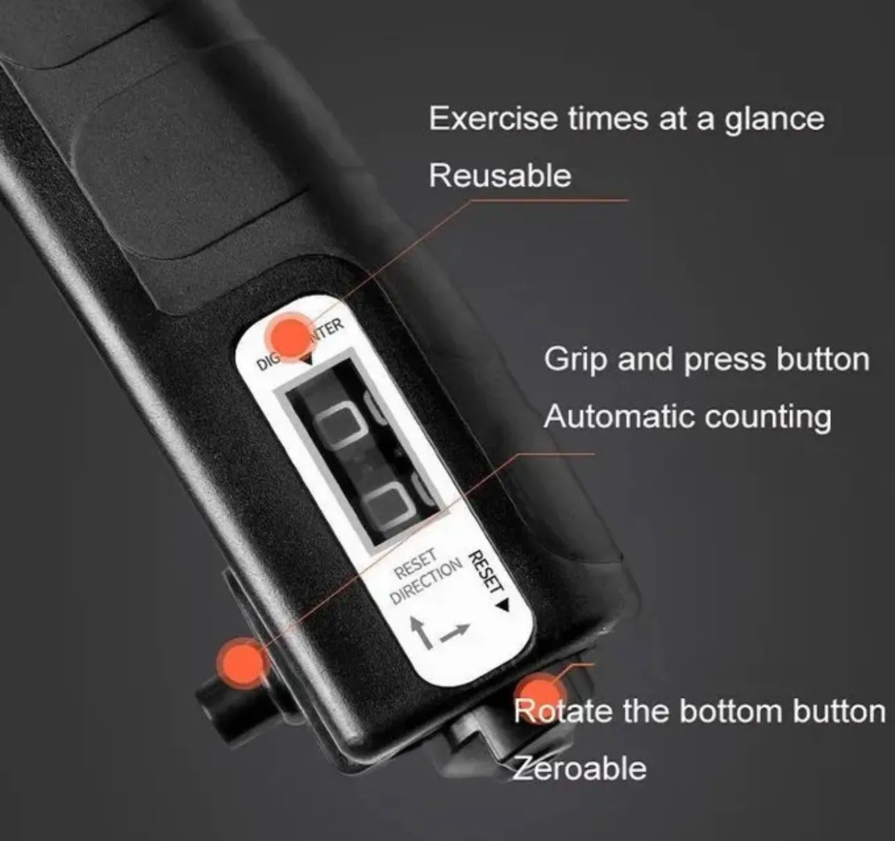 Adjustable Hand Grip Strengthener – Power Exerciser with Counter for Forearm & Wrist Training