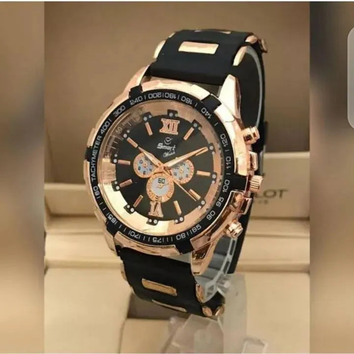 Men Fashion Simple Ghost Water Watches Stainless Steel Mesh Strap Quartz Watch