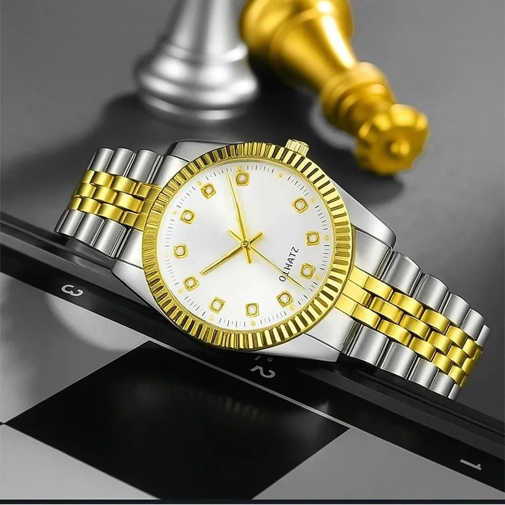 Classic Luxury Wrist Watches for Men's Quartz Boys Watches Water Resistant Watches Stylish Mens Watches .