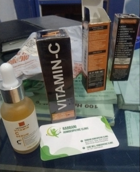 Uptown LA Vitamin C Brightening Serum for Face – Anti Aging Face Serum – Brightening Serum for Dark Spots, Even Skin Tone, Eye Area, Fine Lines & Wrinkles for all skin types 30 ml