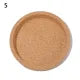 Household Durable Placemats Non-slip Tea Coasters Heat Resistant Cork Coasters Anti-hot Heat Pad Wooden Cup Mat