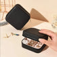 Leather Jewellery Organizer Box with Zipper | Ear Rings