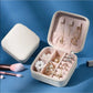 Leather Jewellery Organizer Box with Zipper | Ear Rings