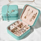 Leather Jewellery Organizer Box with Zipper | Ear Rings