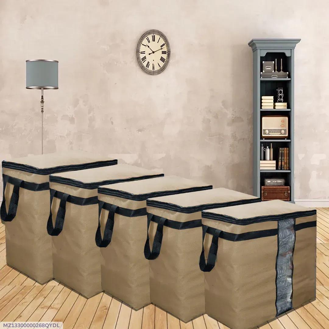 storage Bag With Zipper pack of 3-Improved Quality LARGE Storage Bags FOR SHIRTS CLOTHS AND BLANCKETS DOUBLE ZIPPER Organizer