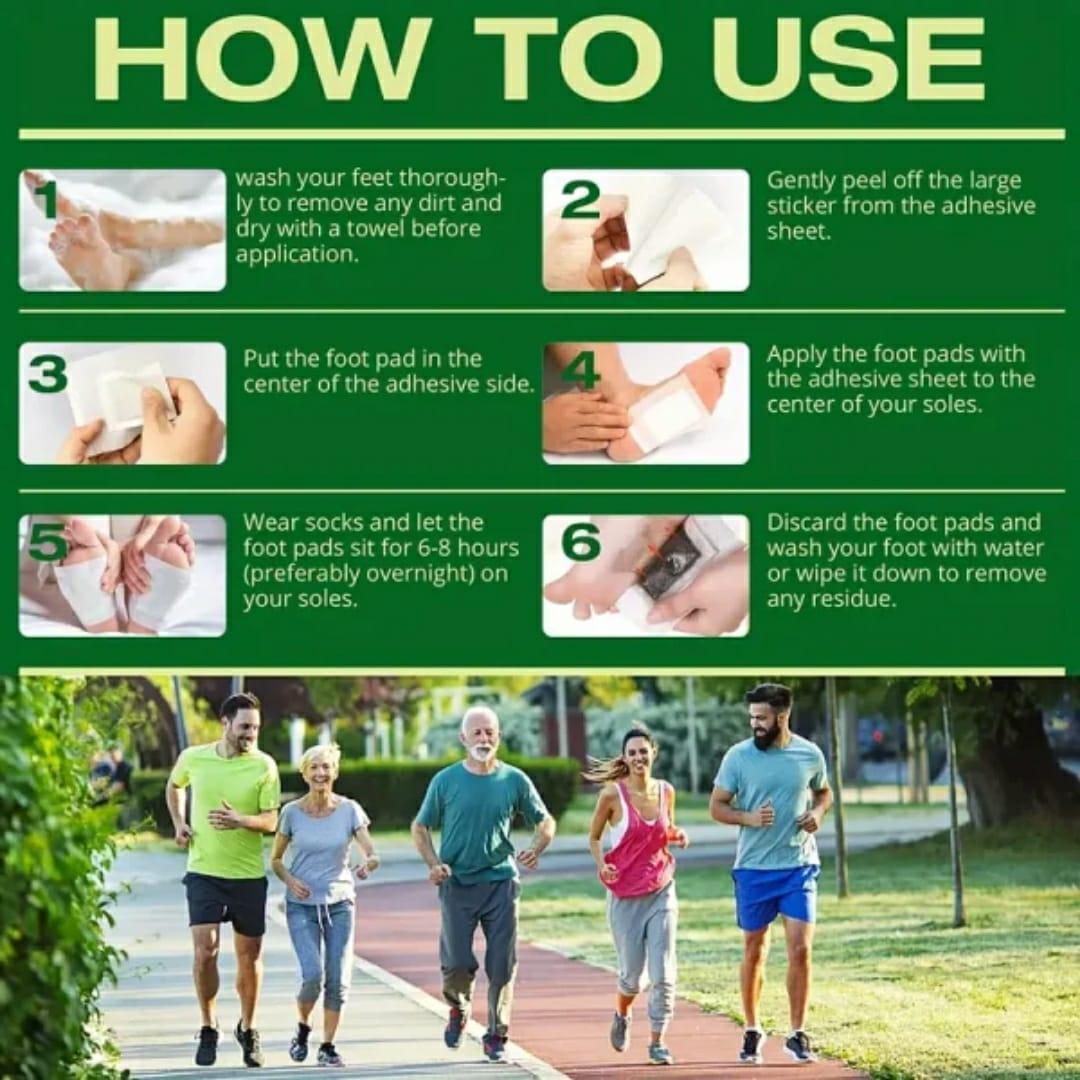 10 Pcs Detox Foot Pads Patches