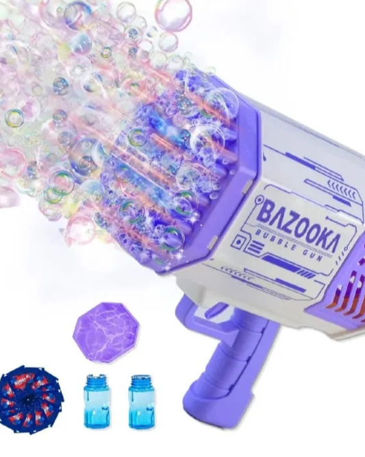 Petrella 36-Hole Bubble Bazooka Gun – Fun Bubble Blower Toy for Kids
