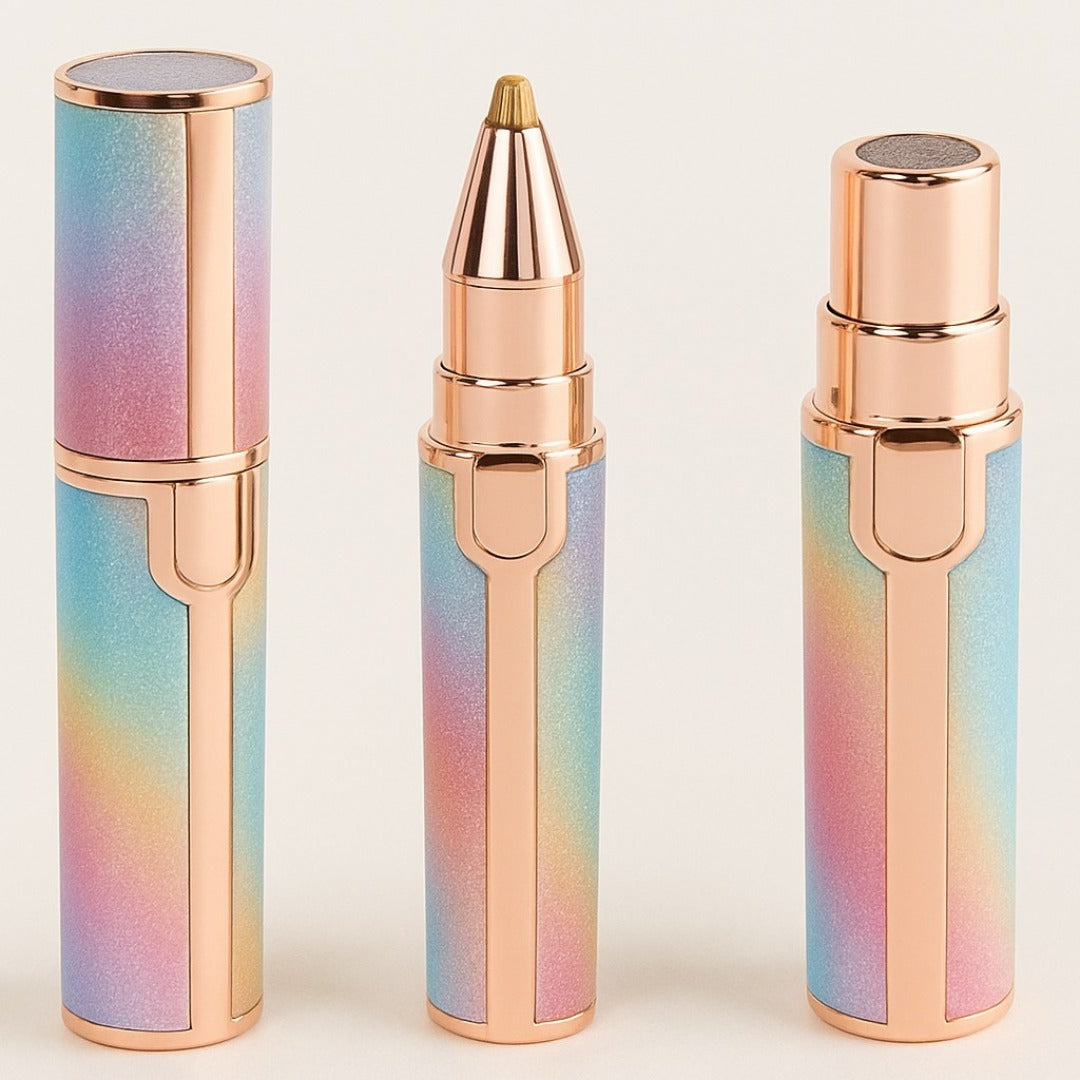 Ap Ka Mall 2-in-1 Electric Eyebrow Trimmer – Painless Facial Hair Remover & Cordless Body Groomer with USB Charger